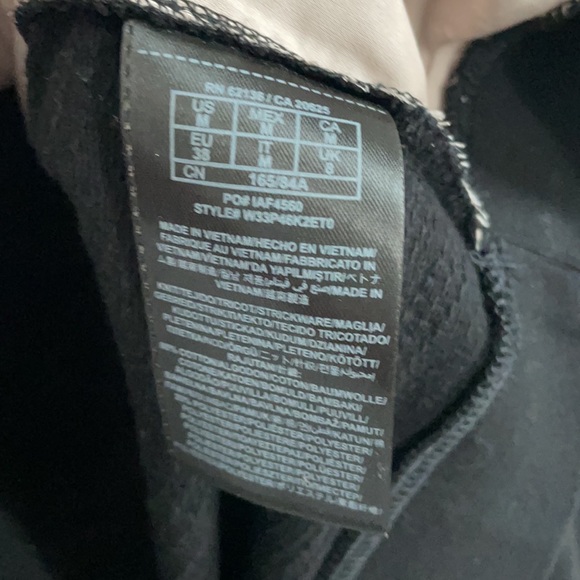 GUESS Black Lace Front with Nude Liner Crew Neck Pullover Sweater - Picture 4 of 6